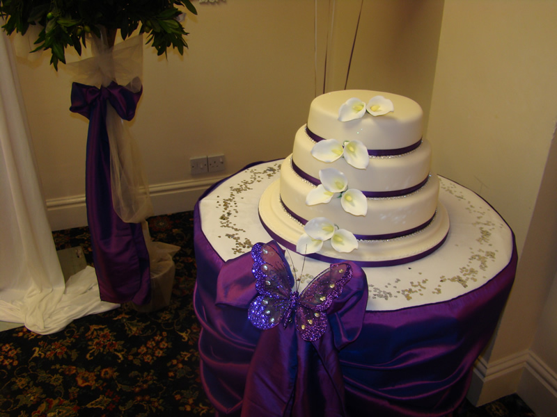 Top Table and Cake Table Swags